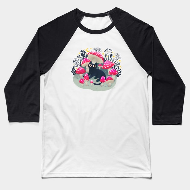 Fairy ring Baseball T-Shirt by hellocloudy